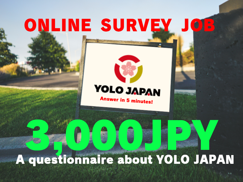 A Questionnaire About Yolo Japan Anyone Can Answer Easily Yolo Japan